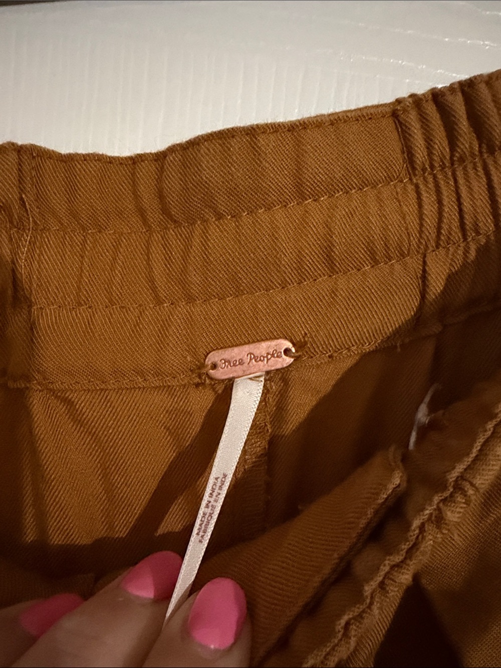 Free People Palash Rust Cargo Jogger Pants - Picture 5 of 8